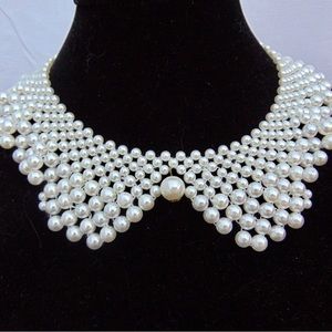 Gorgeous Detachable Faux Pearl Necklace